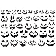 Pumpkin Face Underglaze Transfer