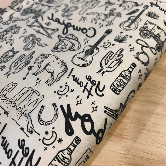 Cowboys & Girls Underglaze Transfer