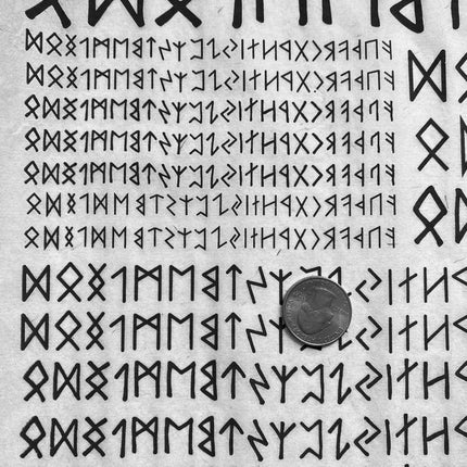Runes Underglaze Transfer