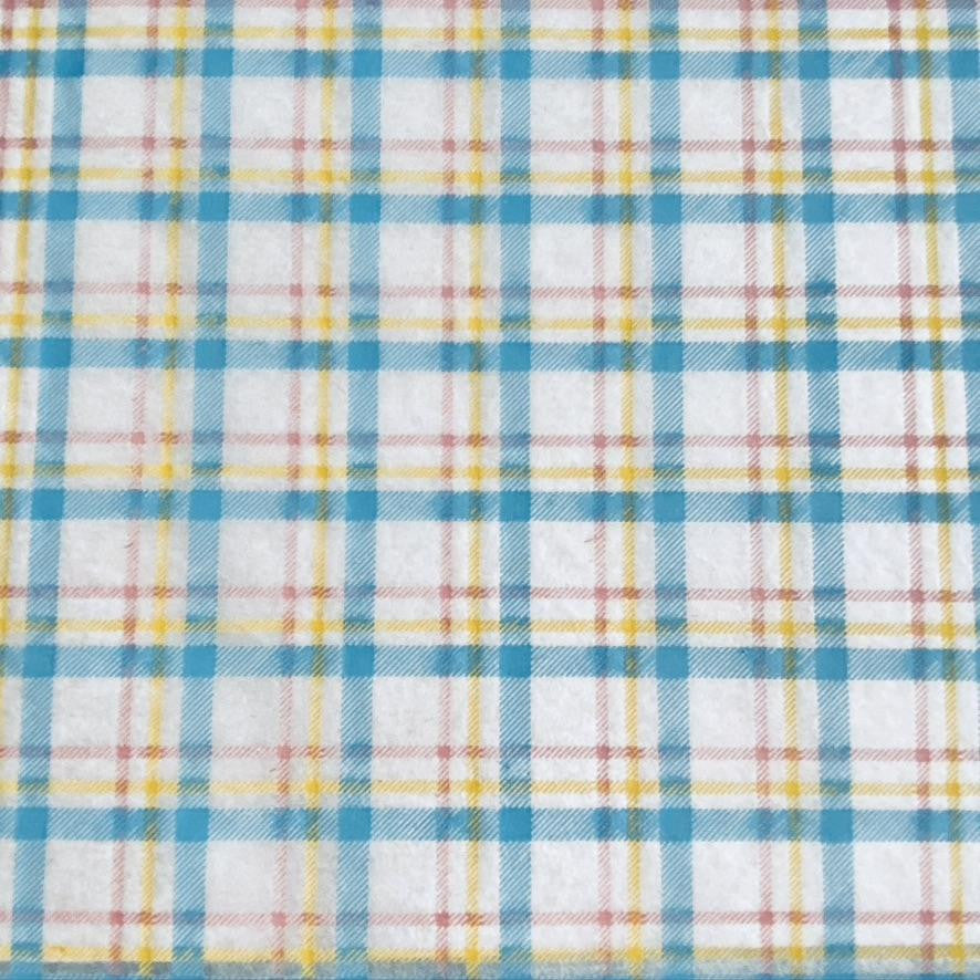 Spring Plaid Underglaze Transfer
