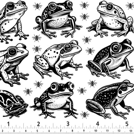 Frogs & Flies Decal