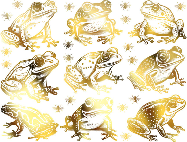 Frogs & Flies Decal