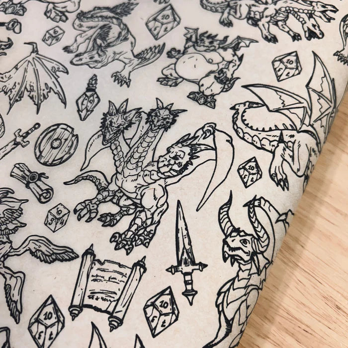 Game Night (DND) Underglaze Transfer