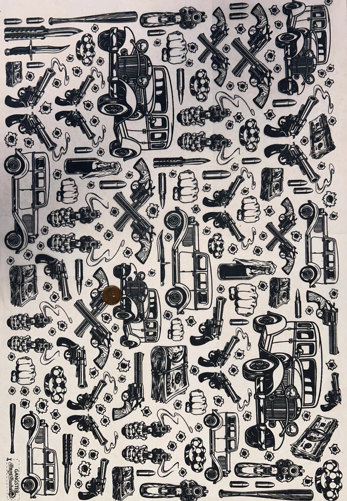 Gangster Underglaze Transfer