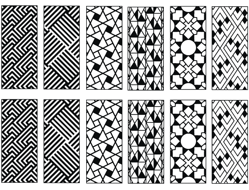 Geometric Rectangle Decals