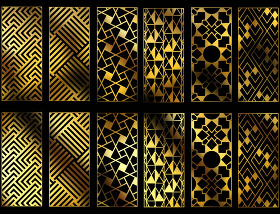 Geometric Rectangle Decals