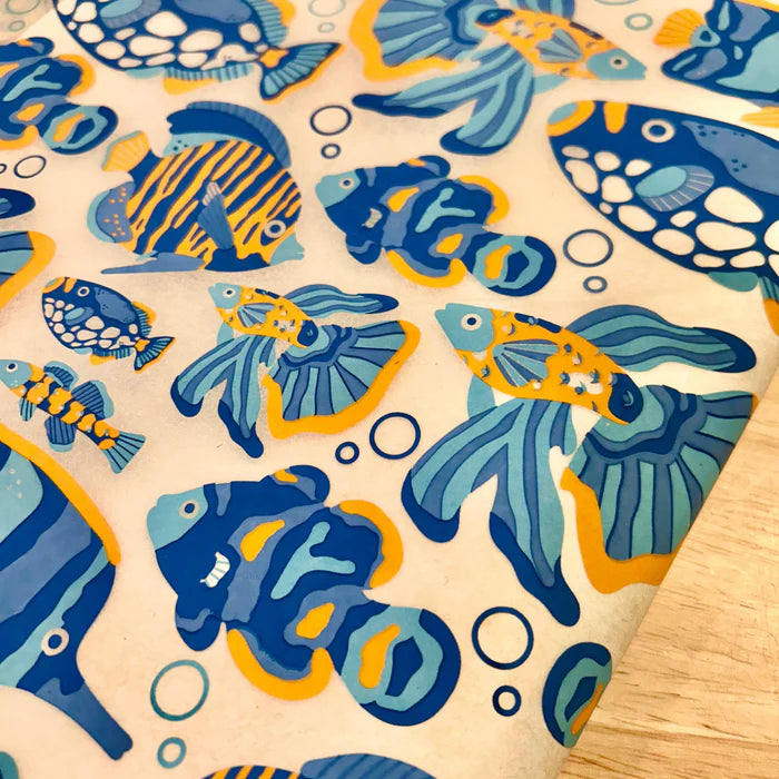 Guppies Underglaze Transfer