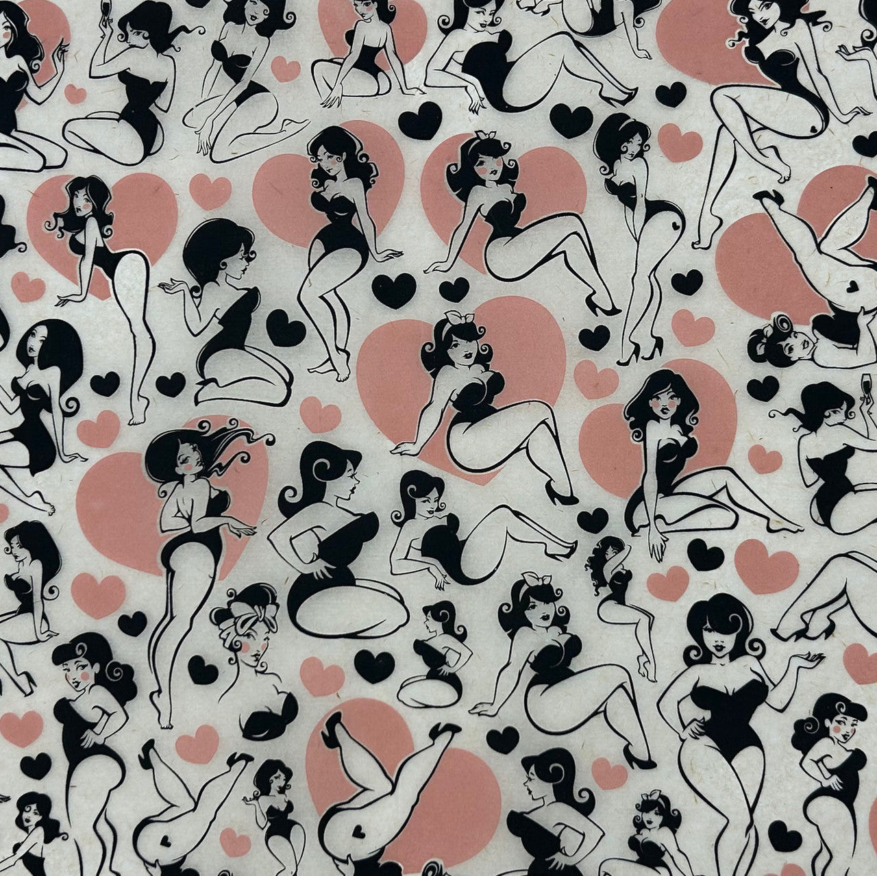 Pin-Up Underglaze Transfer