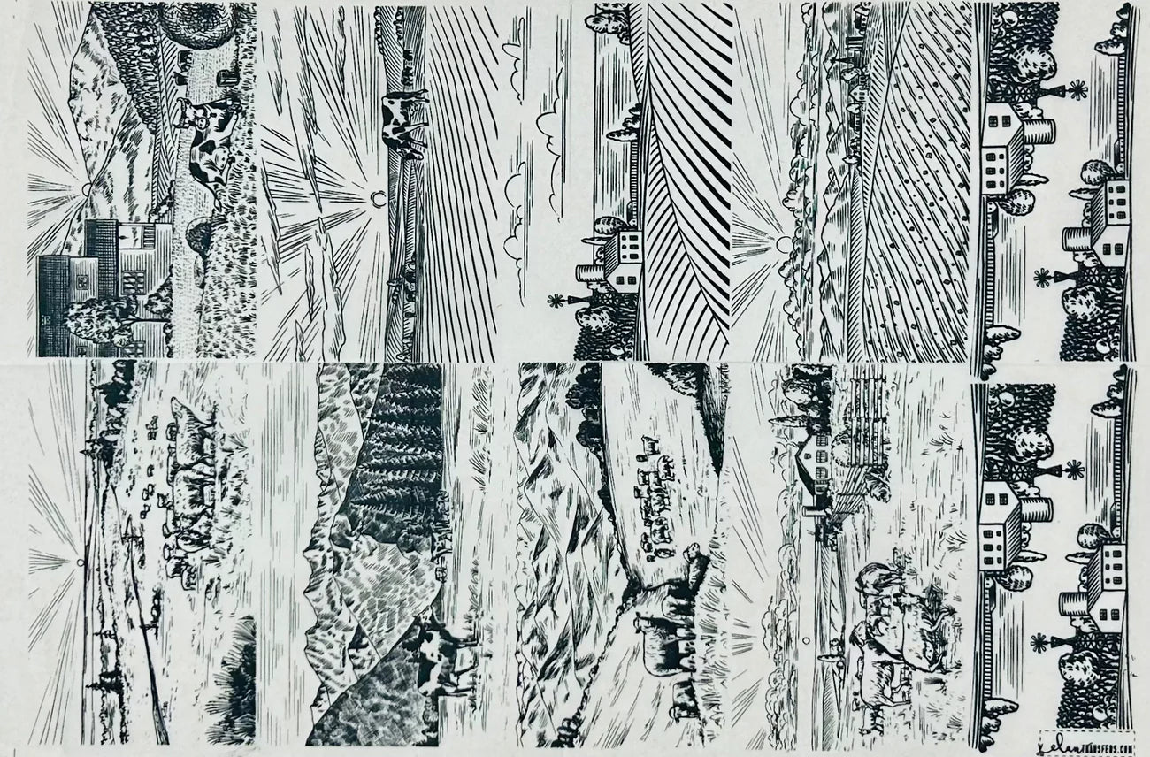 Farm Life Underglaze Transfer