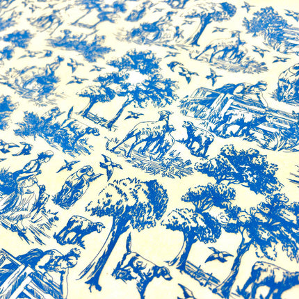 Countryside Toile Underglaze Transfer