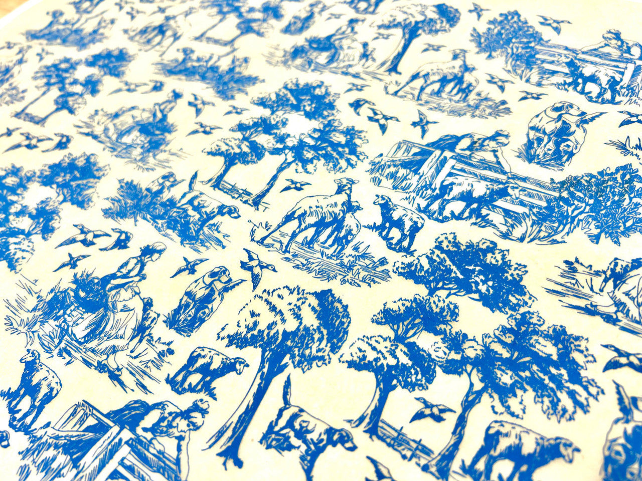 Countryside Toile Underglaze Transfer