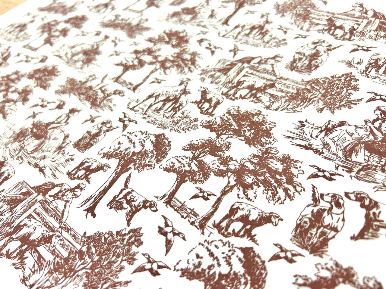 Countryside Toile Underglaze Transfer