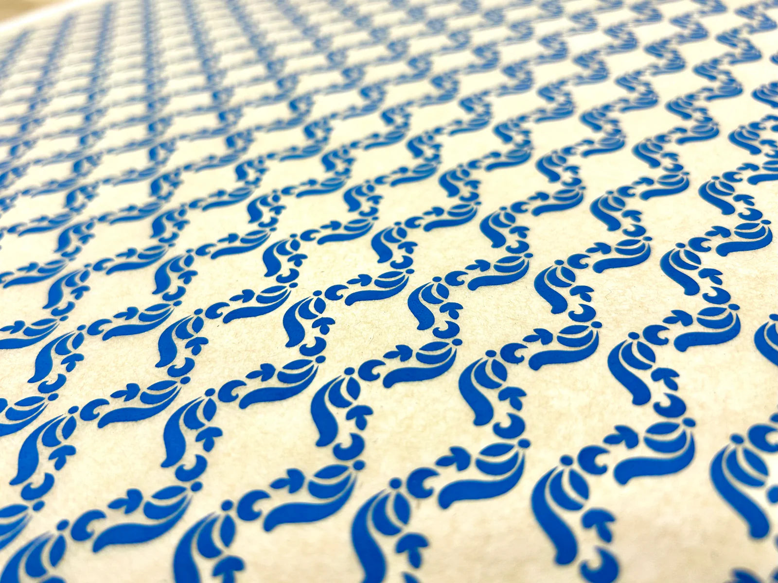 Damask Piping Underglaze Transfer