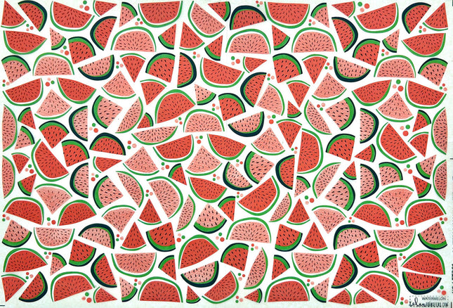 Watermelons Underglaze Transfer