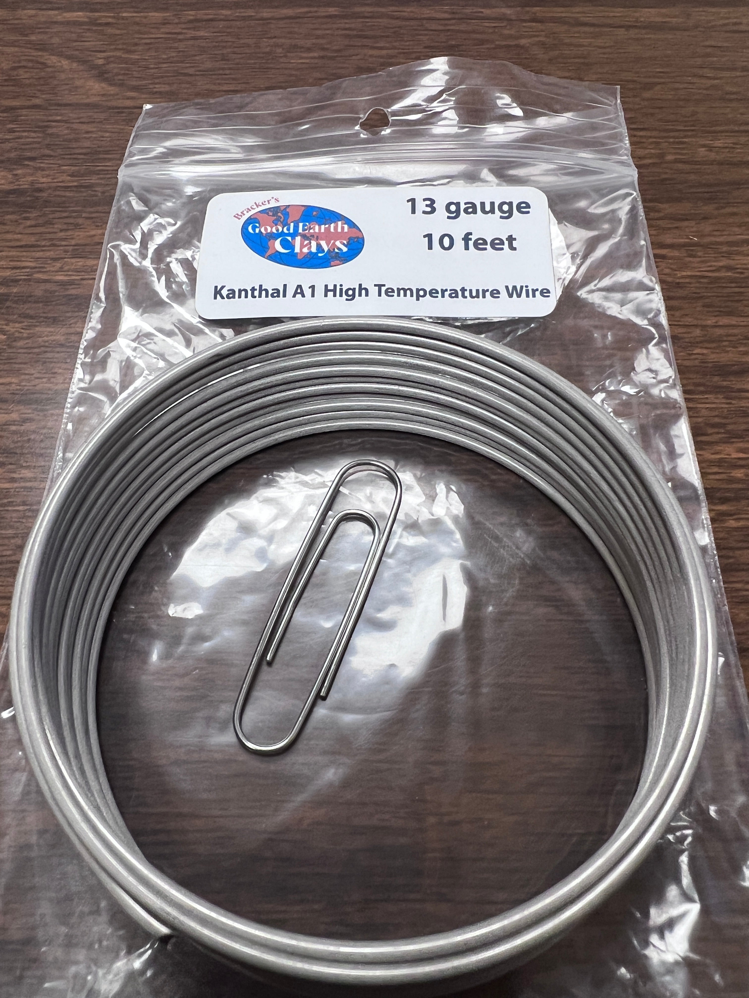 Kanthal A-1 High Temp Wire - 10 ft spool of 13 gauge