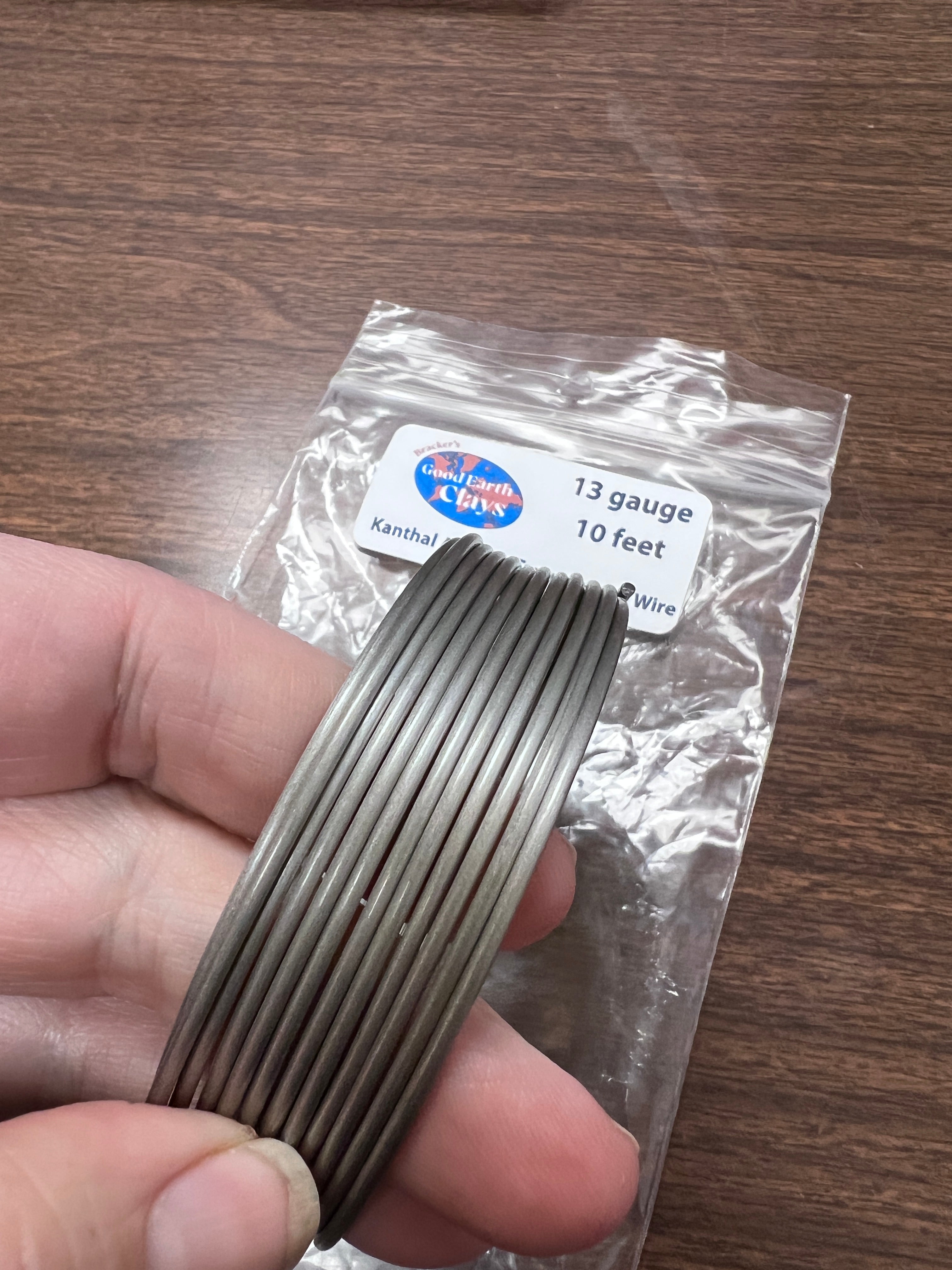 Kanthal A-1 High Temp Wire - 10 ft spool of 13 gauge