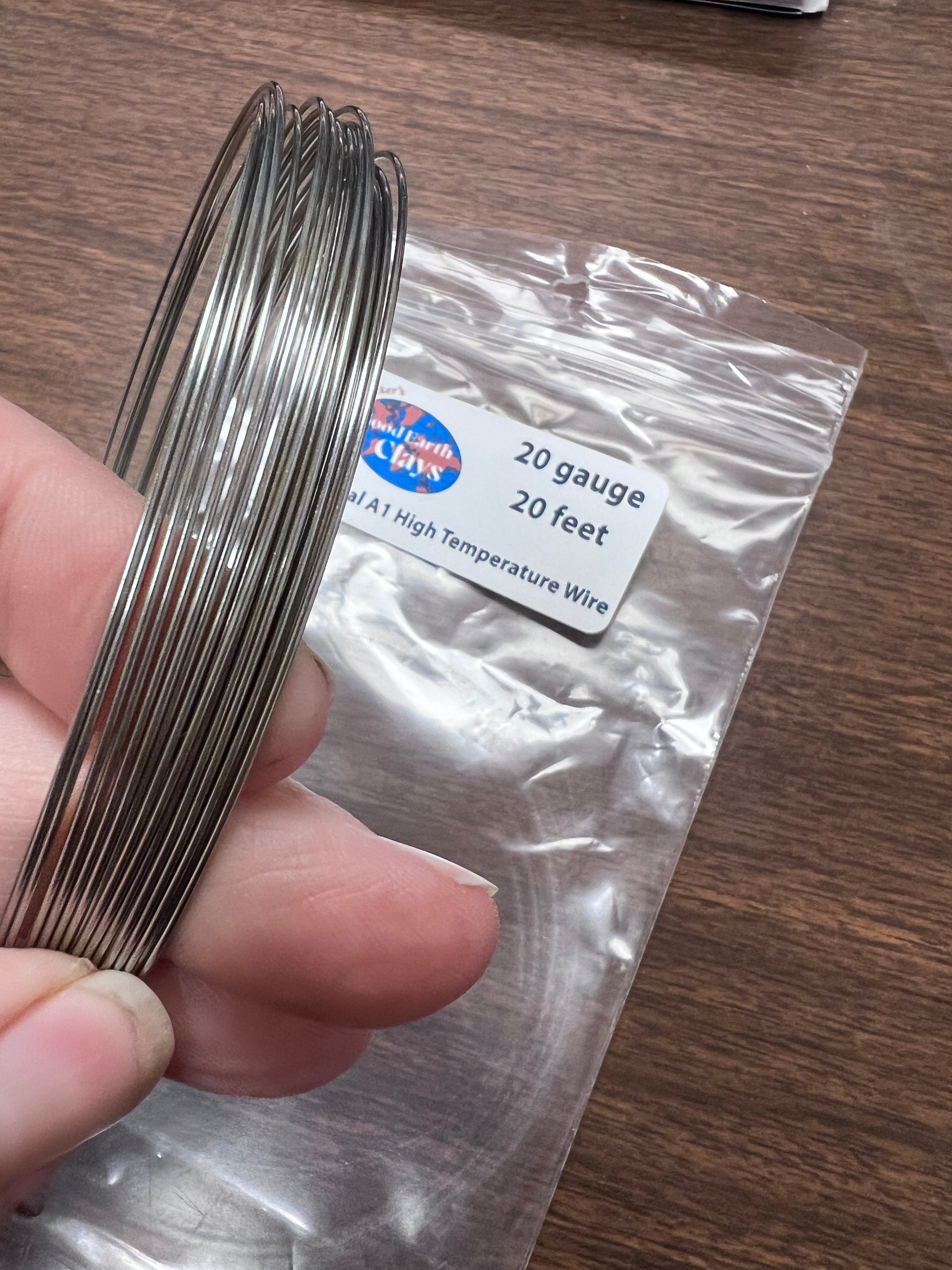 Kanthal A-1 High Temp Wire - 20 ft coil 20 gauge