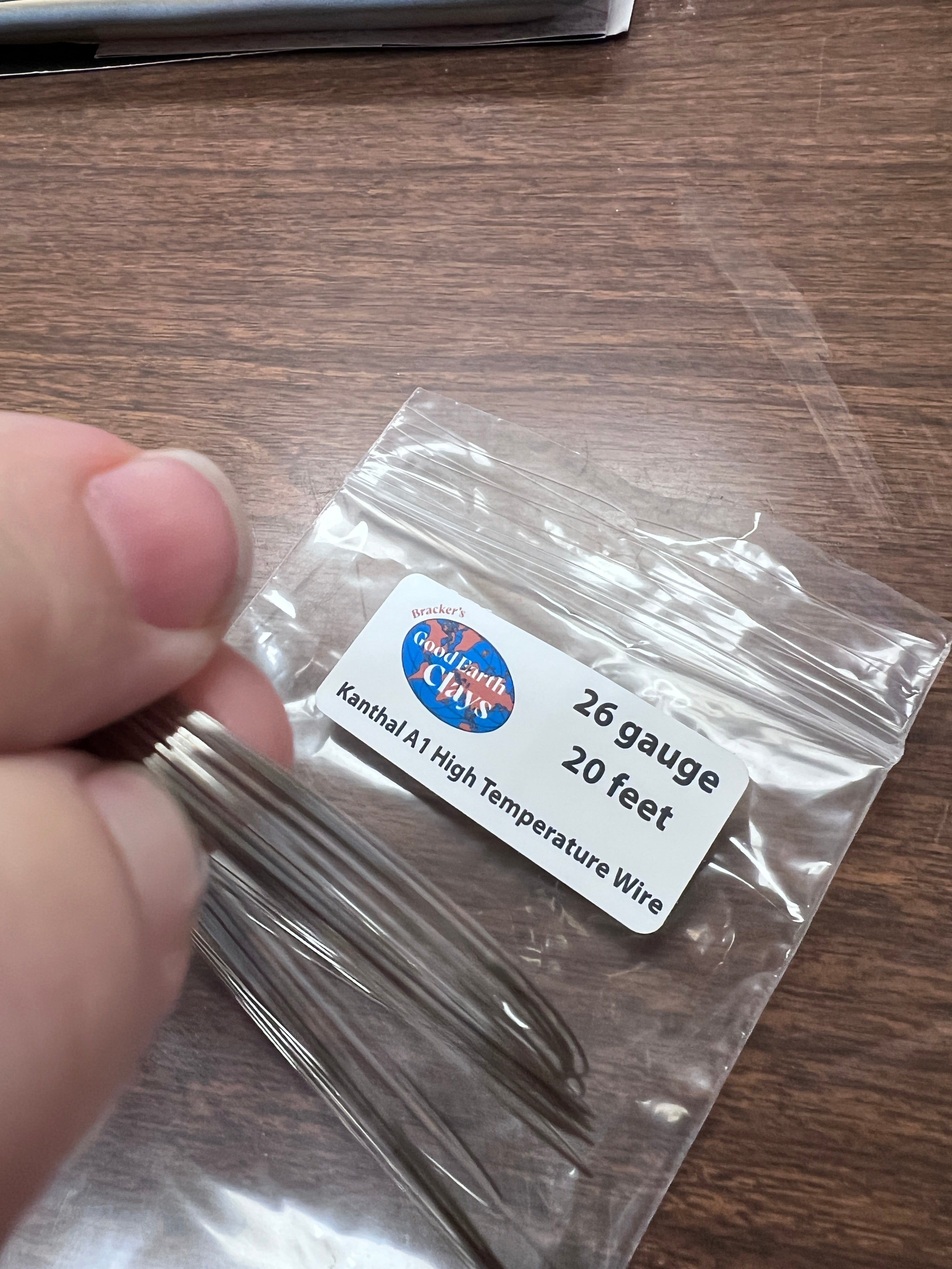Kanthal A-1 High Temp Wire - 20 ft coil 26 gauge