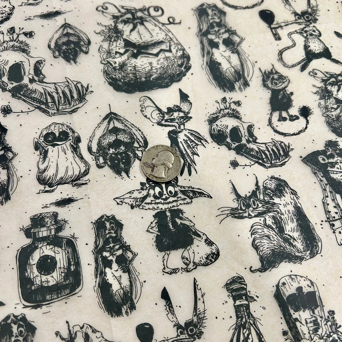 Monsters Halloween Underglaze Transfer