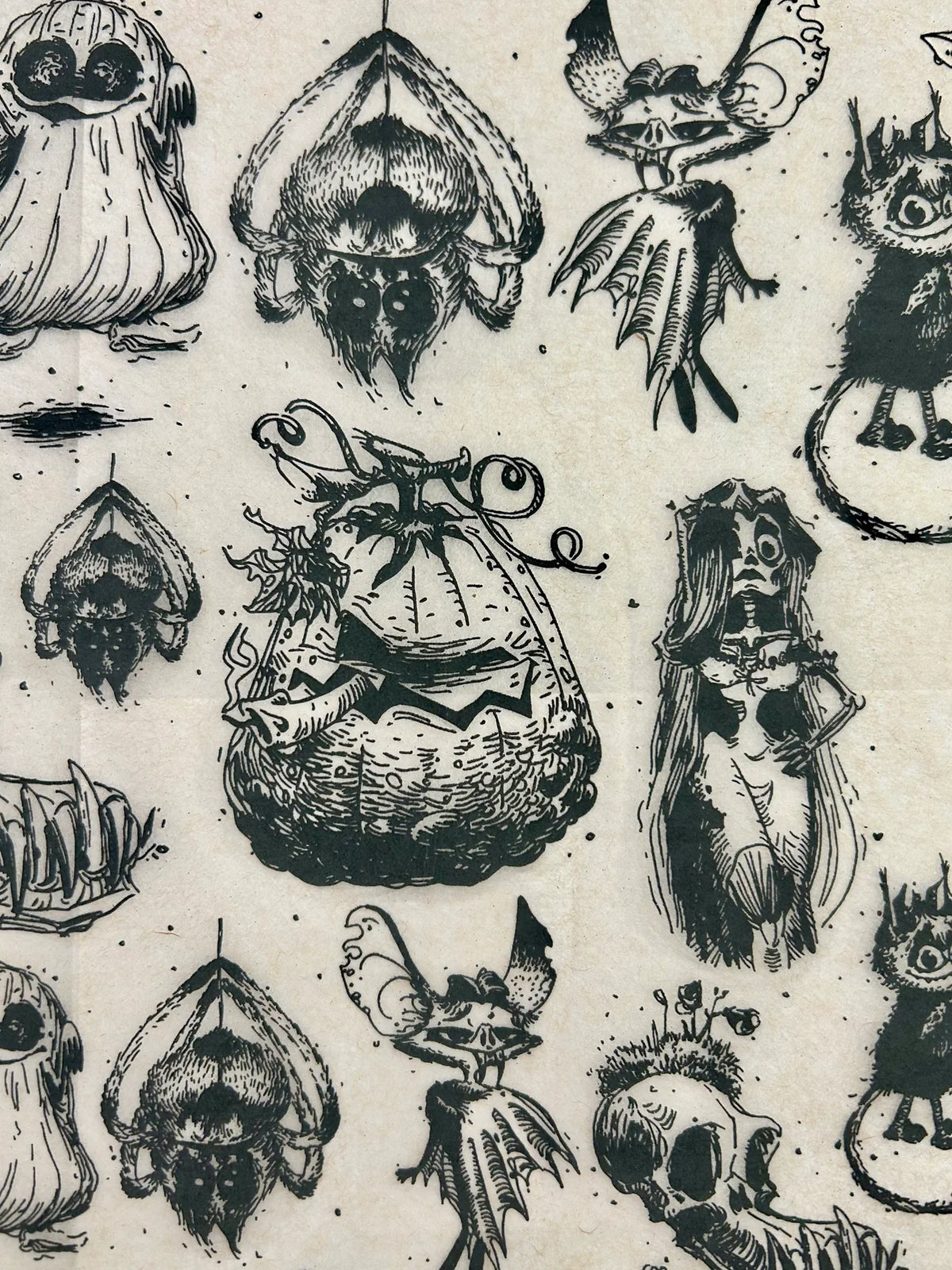 Monsters Halloween Underglaze Transfer
