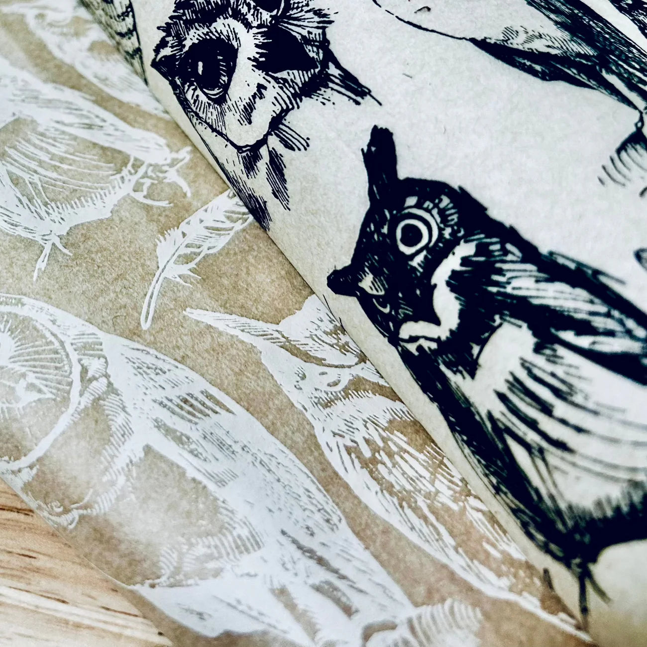Owls Underglaze Transfer