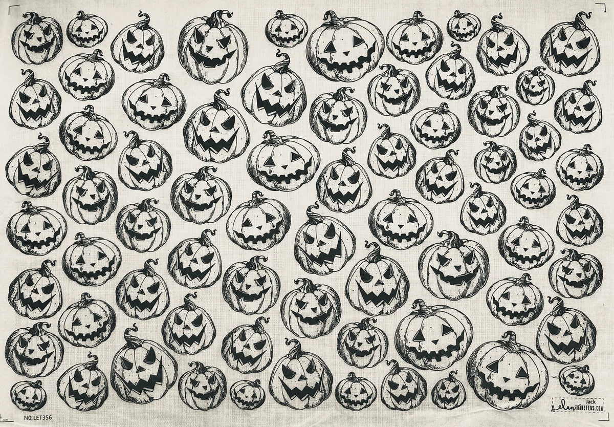 Jack Halloween Underglaze Transfer