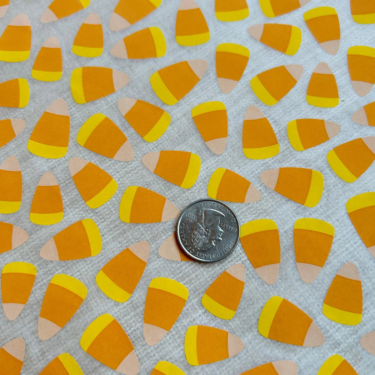 Candy Corn Halloween Underglaze Transfer