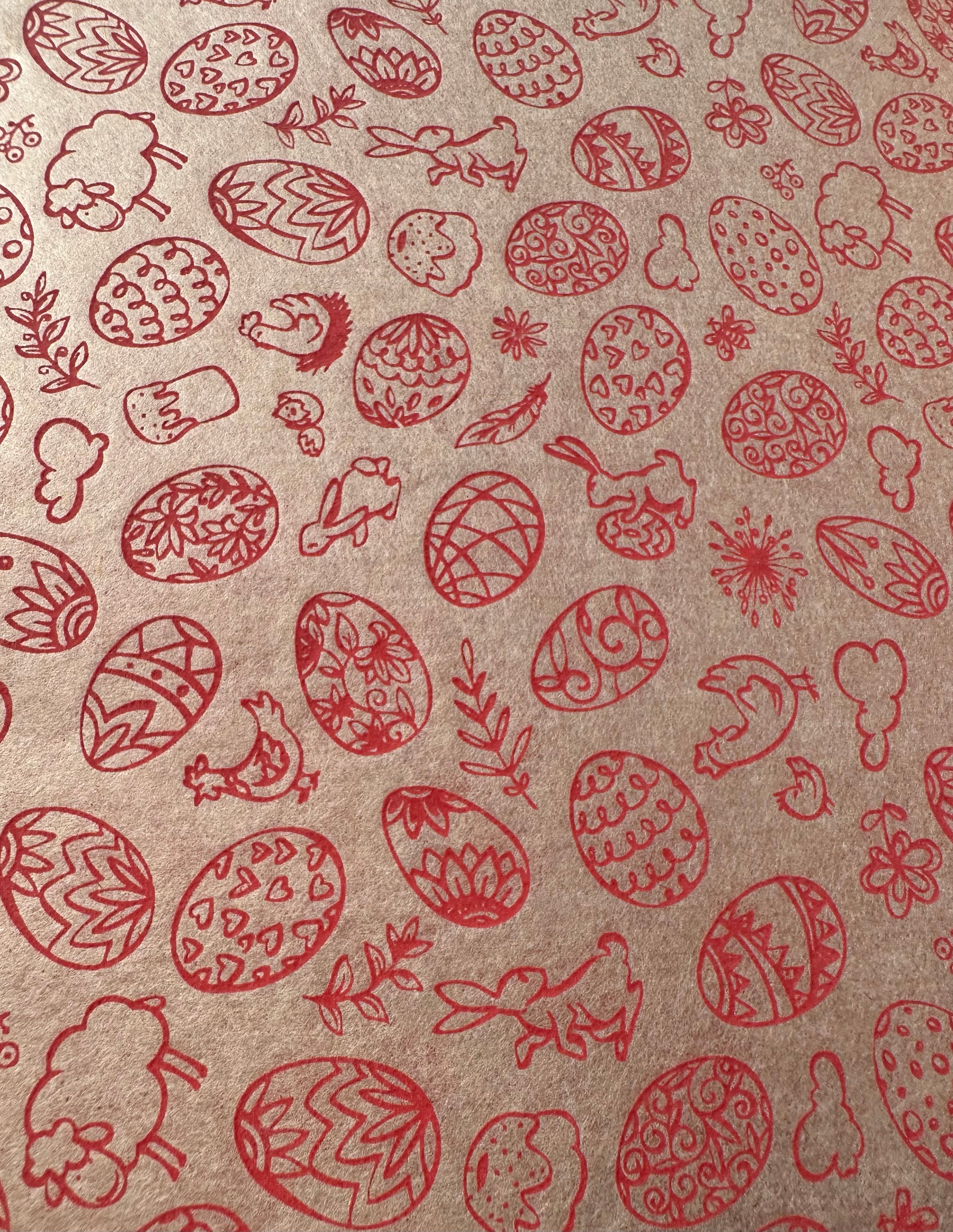 Chickens & Bunnies Underglaze Transfer