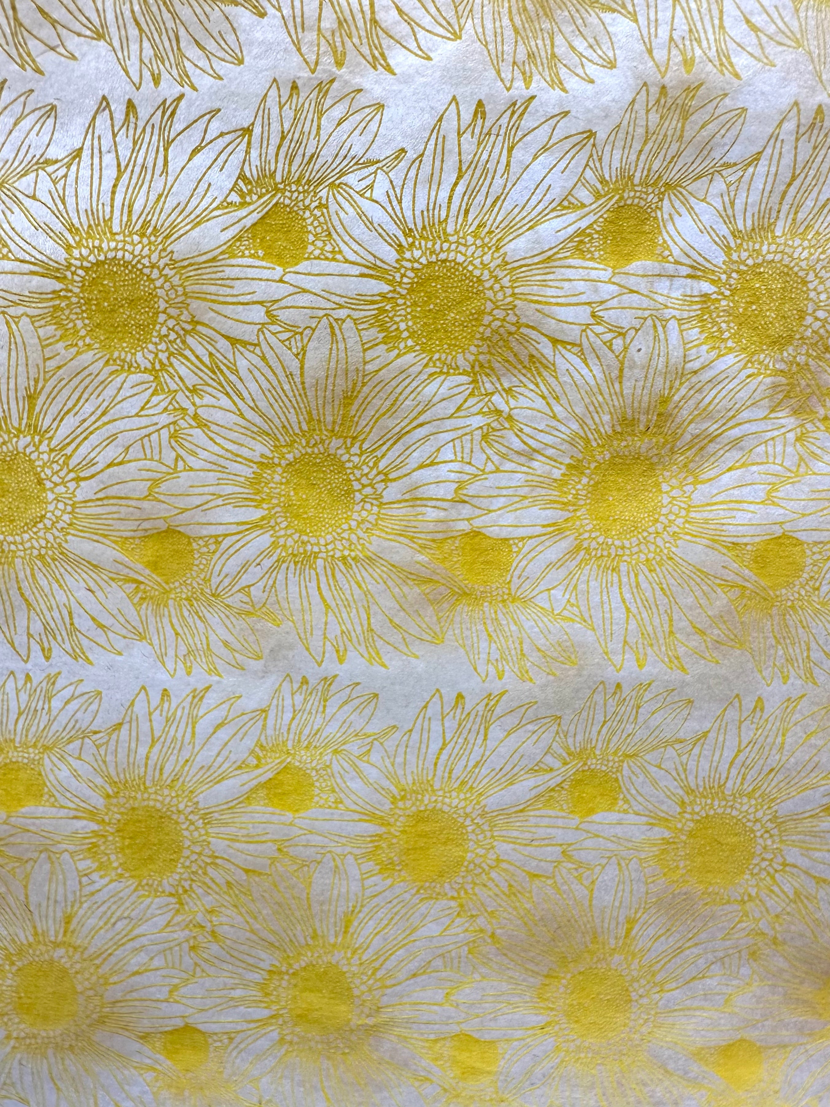 Sunflower Border Underglaze Transfer