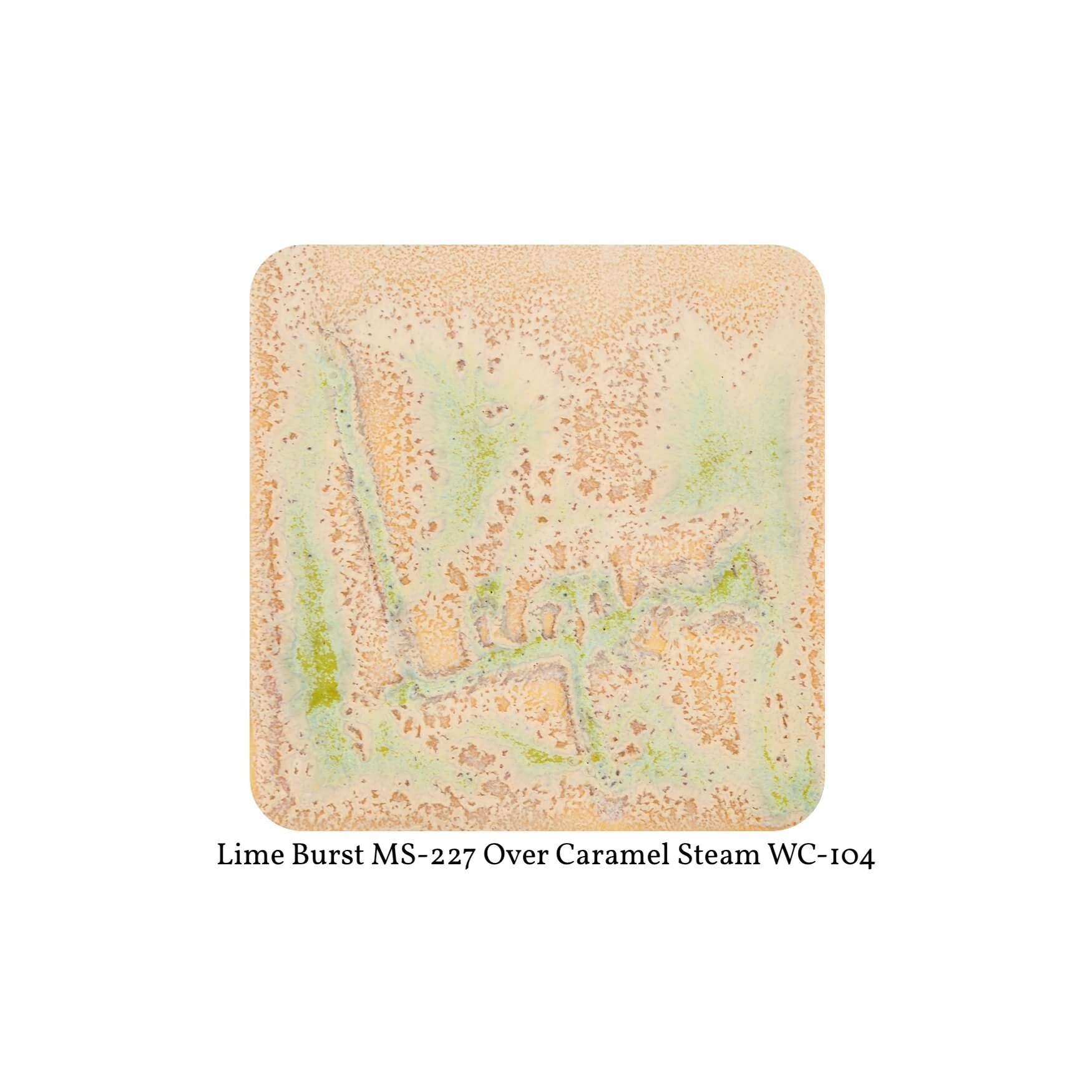 MS-227 LIME BURST  Moroccan Fusion Glaze