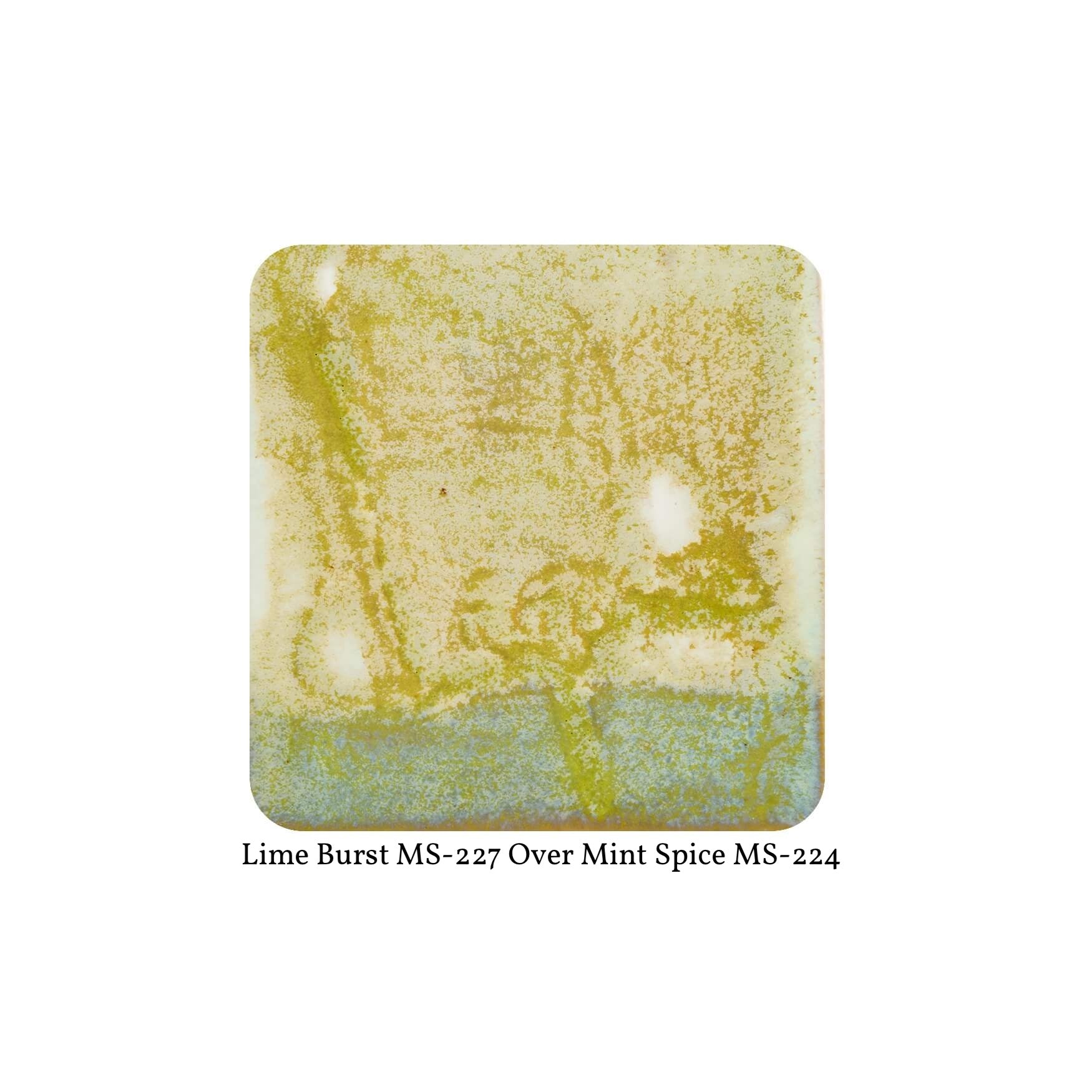 MS-227 LIME BURST  Moroccan Fusion Glaze