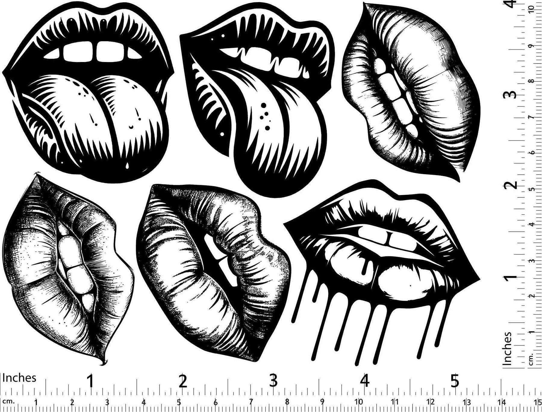 Lips Decal