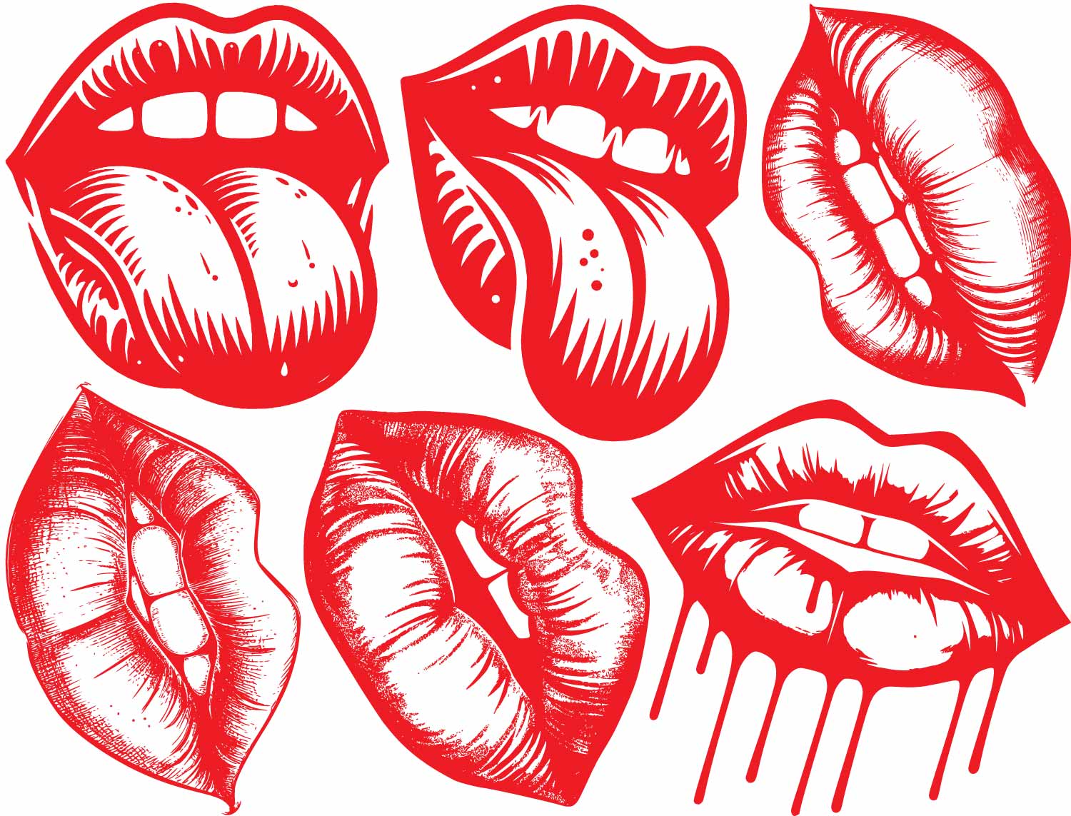 Lips Decal