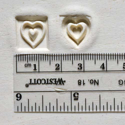 SSS-141 Small Square Heart in Heart