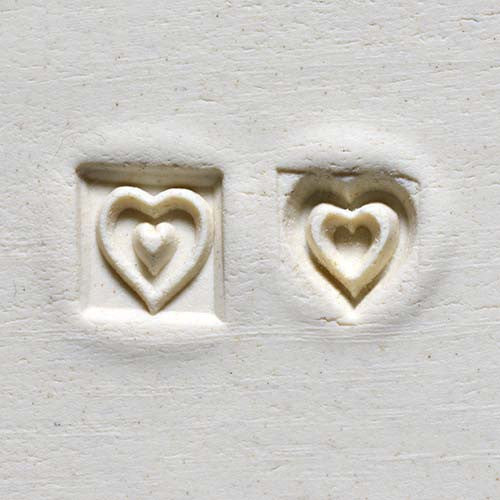 SSS-141 Small Square Heart in Heart