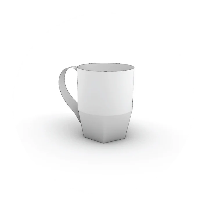 Pentagonal Mug Template