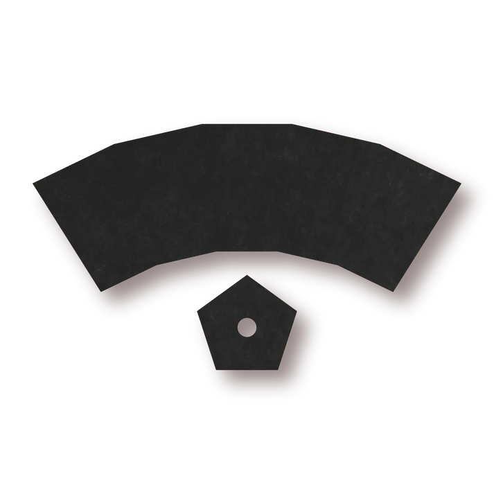 Pentagonal Pot Template
