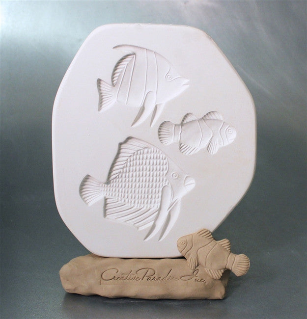 Three Fish Sprig Mold SG01
