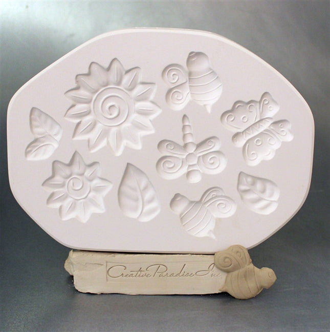 Cute Flower Sprig Mold SG14