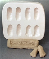 Cartoon Feet Sprig Mold