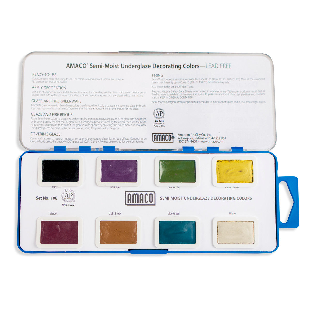 Semi-Moist Underglazes Set 108