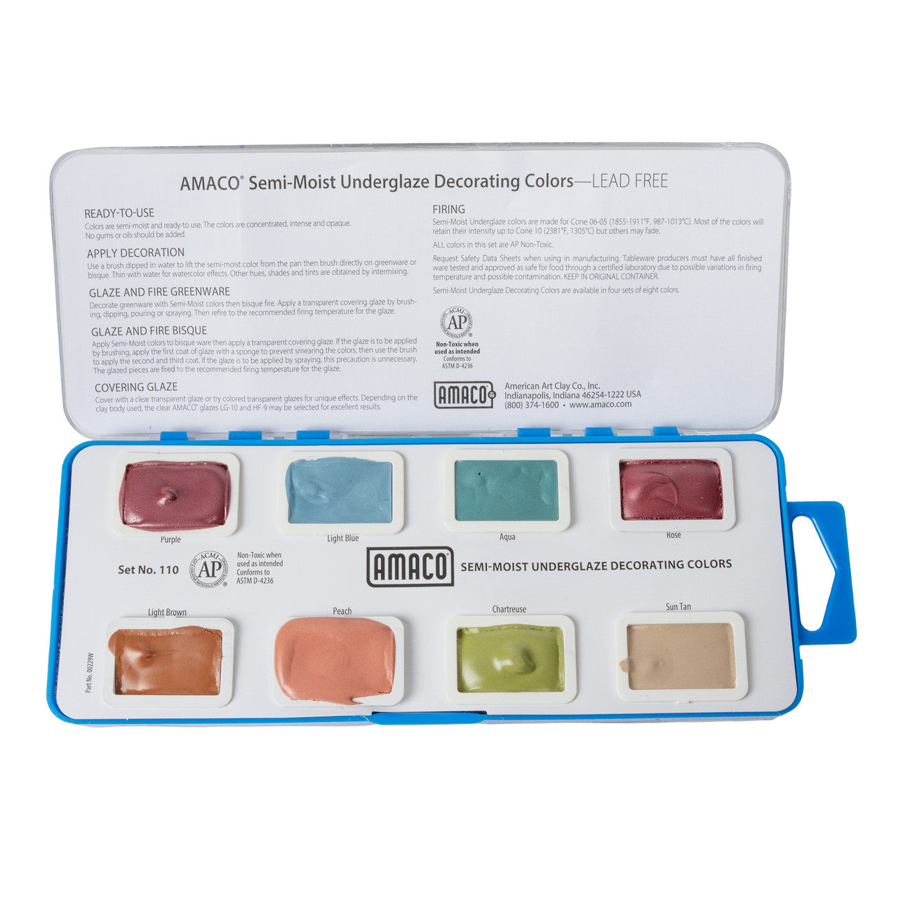 Semi-Moist Underglazes Set 110