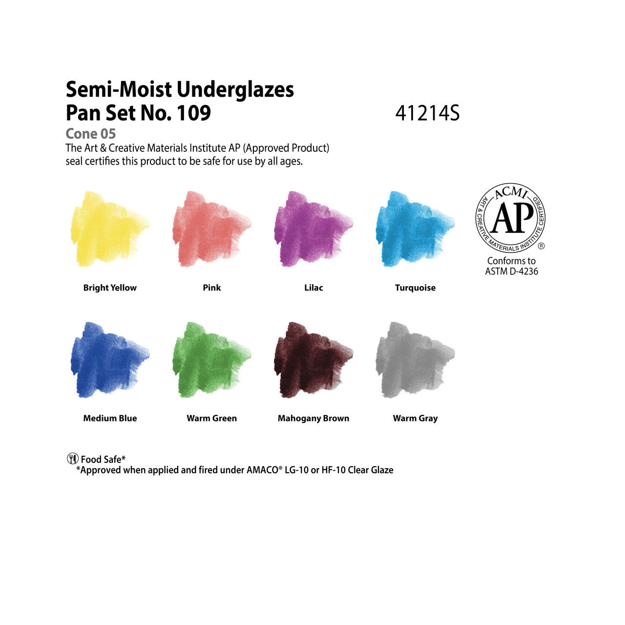 Semi-Moist Underglazes Set 109