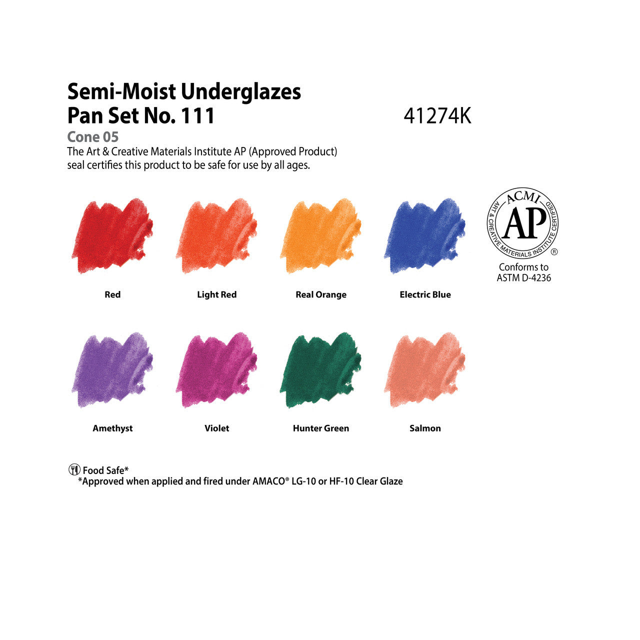 Semi-Moist Underglazes Set 111