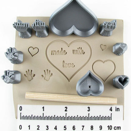 Hearts made with love set