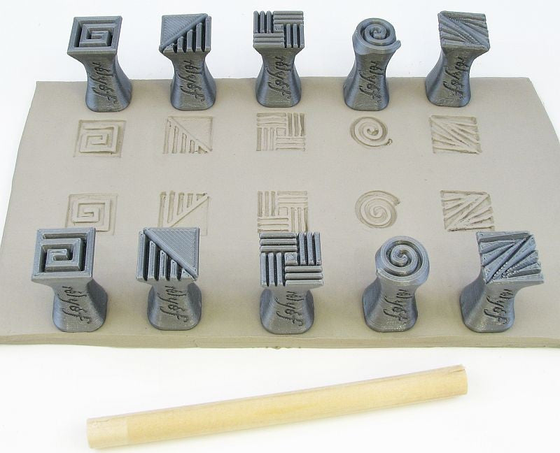 Pair stamps set 0.6x0.6