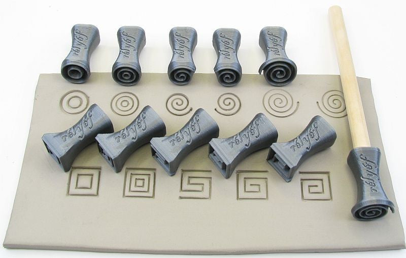 Thin spirals set 0.6x0.6