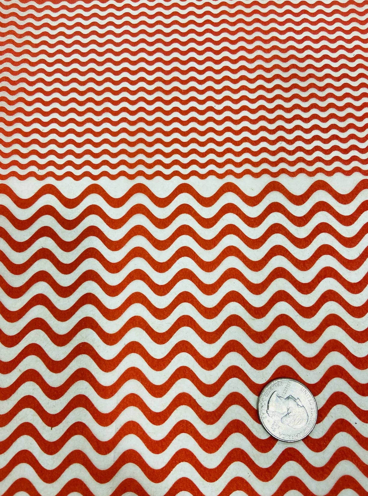 Wavy Lines Underglaze Transfer
