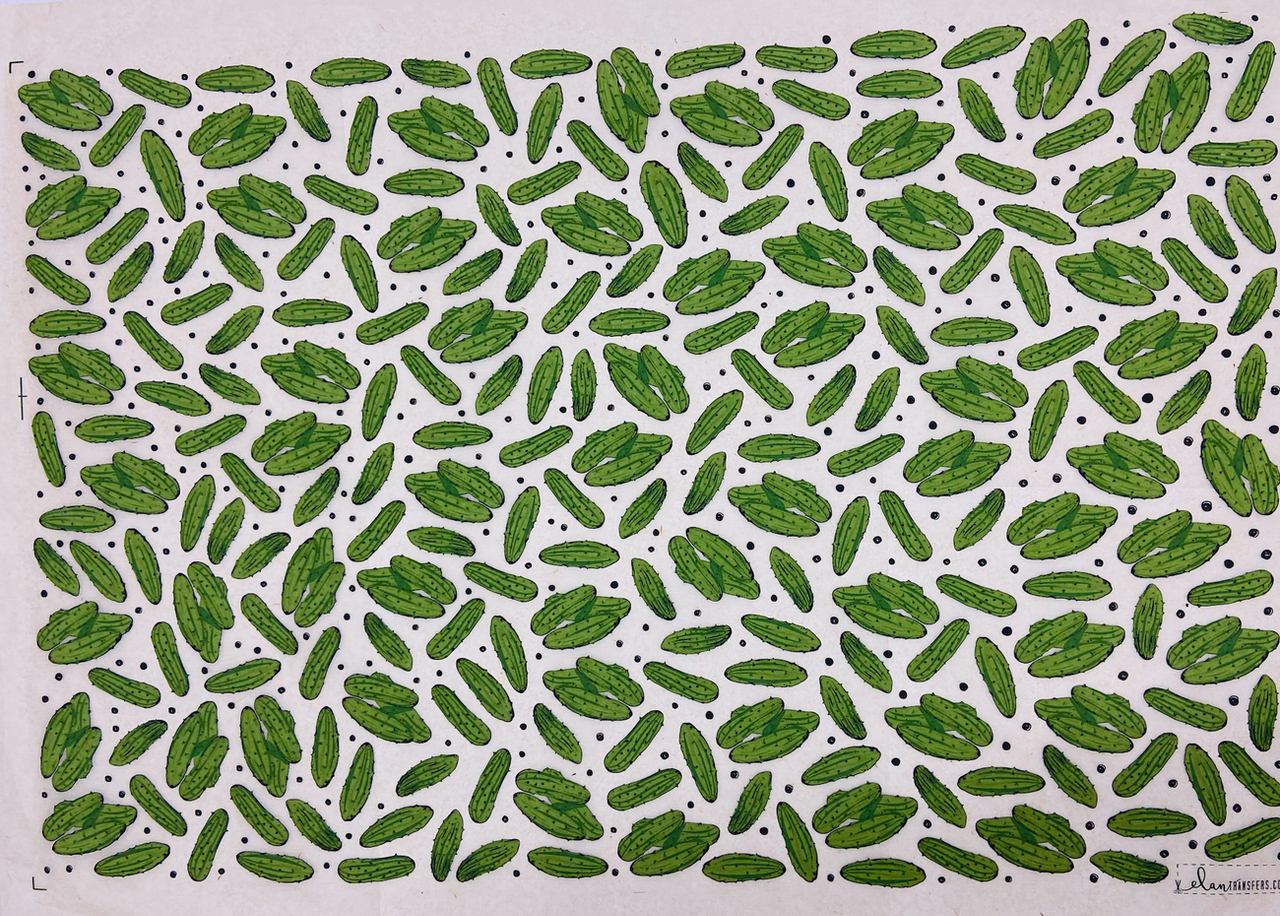 Pickles Underglaze Transfer