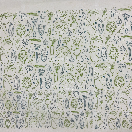Vegetables Underglaze Transfer